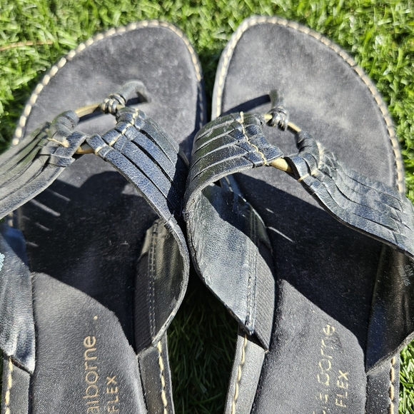 Liz Claiborne Flex Womens Sandals Size 6 1/2 Pre-Loved - Picture 4 of 11